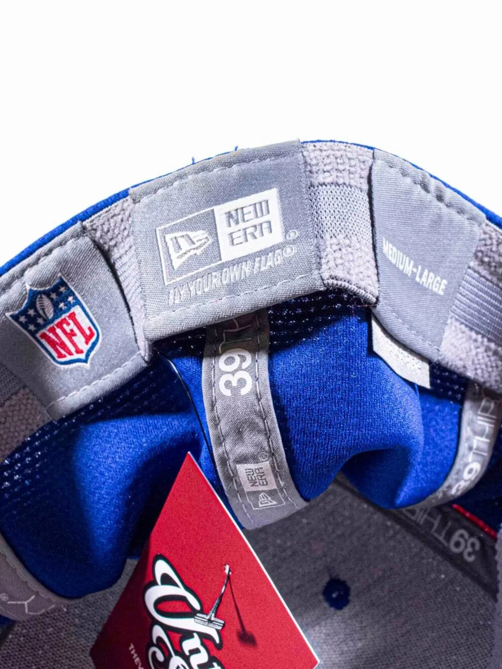 New Era New York Giants 39THIRTY Stretch Fit Hat Cap Medium Large NFL Y2K